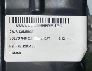 Caja cambios volvo 98424 1285186 v40 2.0 diesel