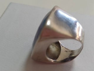 Anillo Plata Maciza Morado