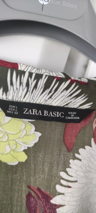 Vestido Zara Estampado Flores