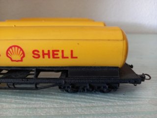 4 Vagones Shell Lima H0
