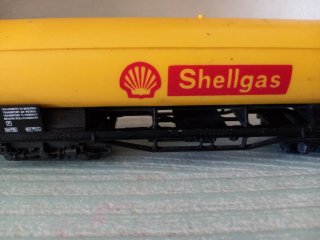 4 Vagones Shell Lima H0