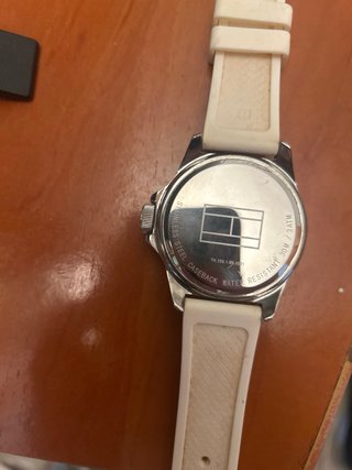 Reloj Tommy Hilfiger Blanco y Plateado