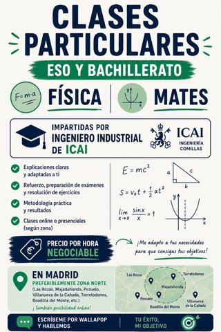 Clases Particulares Física y Mates ESO y Bachiller