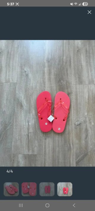 Chanclas sandalias rosas nuevas