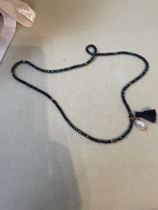 Pulsera Marina Garcia Negra y gris