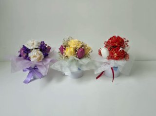 Mini ramo de velas florales