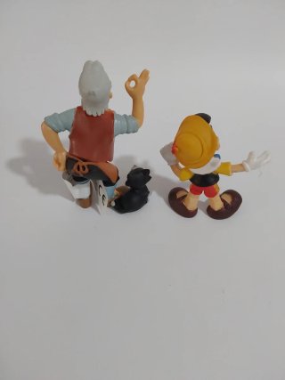 Figuras PVC Pinocho y Geppetto