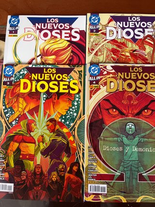 Lote DC ALL IN – Los Nuevos Dioses 1–4 – Completa