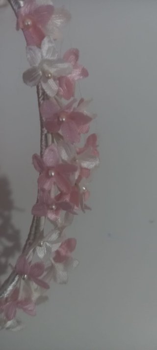 Diadema, cinturón y limosnera comunión