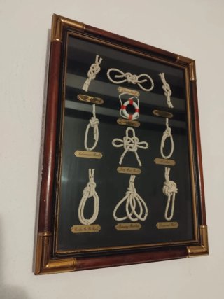 Cuadro decorativo nudos marineros