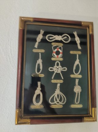 Cuadro decorativo nudos marineros