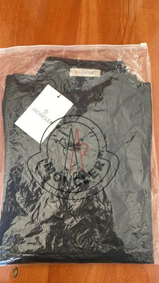 Polo Moncler Nero Taglia M