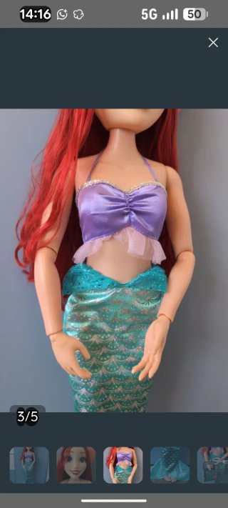 Muñeca Ariel Disney Grande