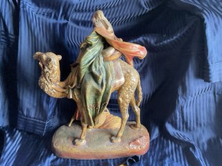 Figura cerámica Reyes Magos camello