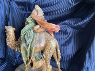 Figura cerámica Reyes Magos camello