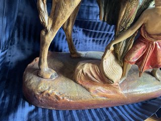 Figura cerámica Reyes Magos camello