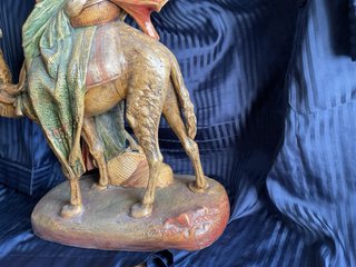 Figura cerámica Reyes Magos camello