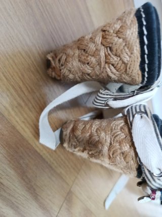 Alpargatas Tommy Hilfiger Beige/Negro Talla 38