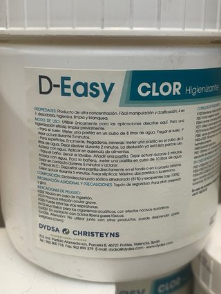 D-Easy CLOR Higienizante Pastillas Piscina
