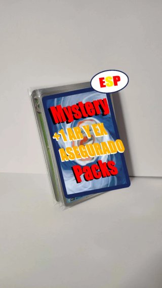 Mystery pack de cartas Pokémon AR + EX  asegurada.