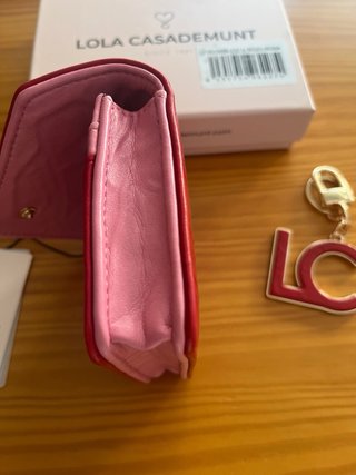 Cartera Lola Casademunt Roja con Llavero LC