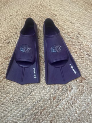 Aletas de natación Nabaiji moradasw numero 37/38