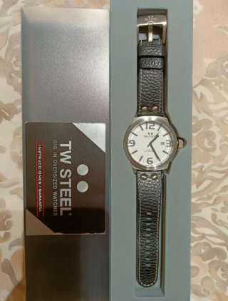 Reloj TW Steel Analógico Negro/Plateado