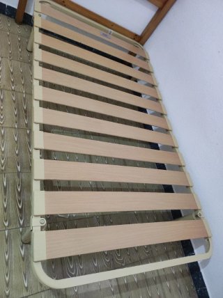 Colchón y Somier 90x190cm + Cabecero Madera