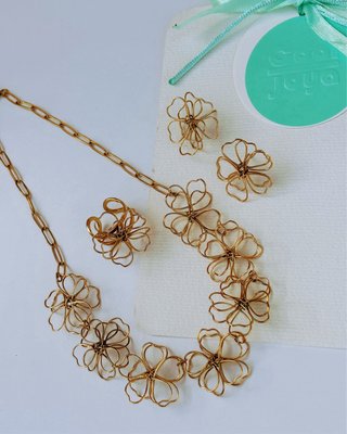 #NUEVO# Joyas Acero inoxidable con baño de oro