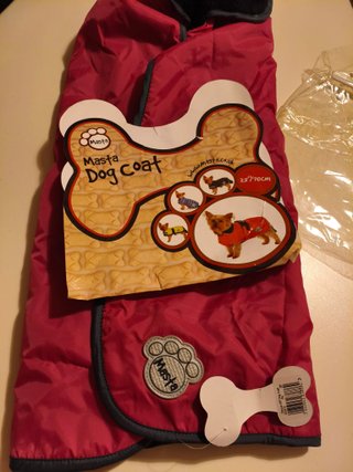 Cappotto Masta per Cane Rosa/Borgogna