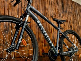 Bicicleta Montaña Rockrider Gris
