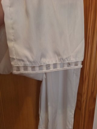 Pantalón de verano blanco