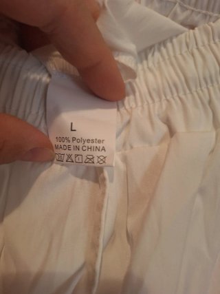 Pantalón de verano blanco