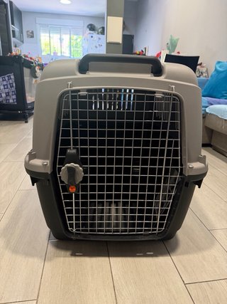 Transportín Perros Gris y Negro