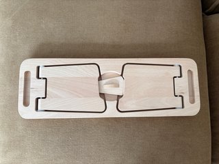 Banco de meditación plegable de madera