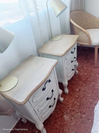 2 Mesitas de Noche Italianas Madera