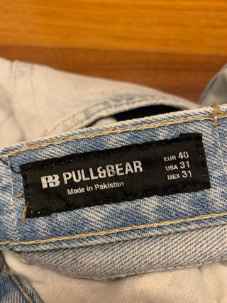 Pull&Bear Pantalón Corto Azul Claro