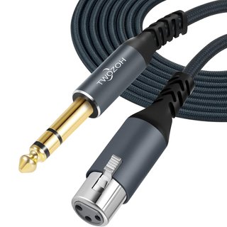 Cavo audio jack Twozoh 6,35 mm XLR