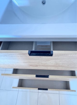 Mueble de baño Leroy Merlin madera
