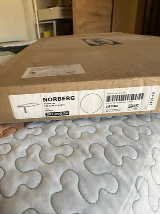 Mesa Plegable Norberg Ikea Blanca