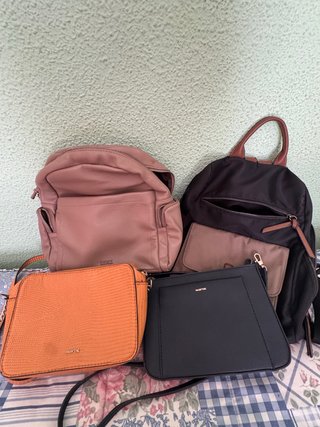 Lote 2 mochilas i 2 bolsos