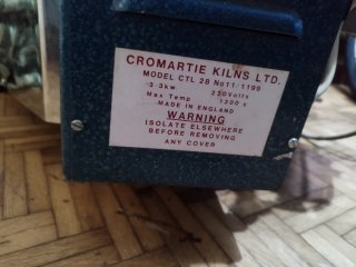 Horno Cerámico Cromartie. En revisión