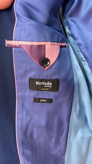 Americana azul corte ingles formula joven