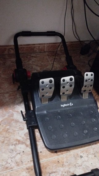 Cockpit F-GT Plegable + Volante Logitech
