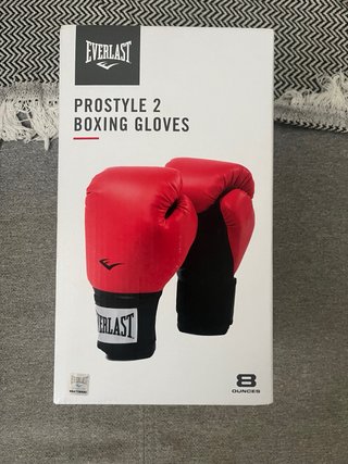 Guantes de Boxeo Everlast Rojos Nuevos
