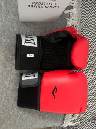 Guantes de Boxeo Everlast Rojos Nuevos