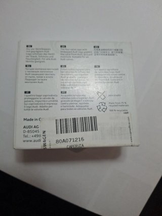 Pack 4 Tapones Válvulas Audi