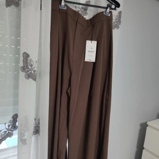 Pantalones Zara Marrones Talla L