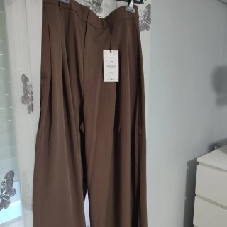 Pantalones Zara Marrones Talla L