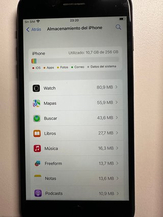 iPhone 8 Plus 256GB Negro/Gris